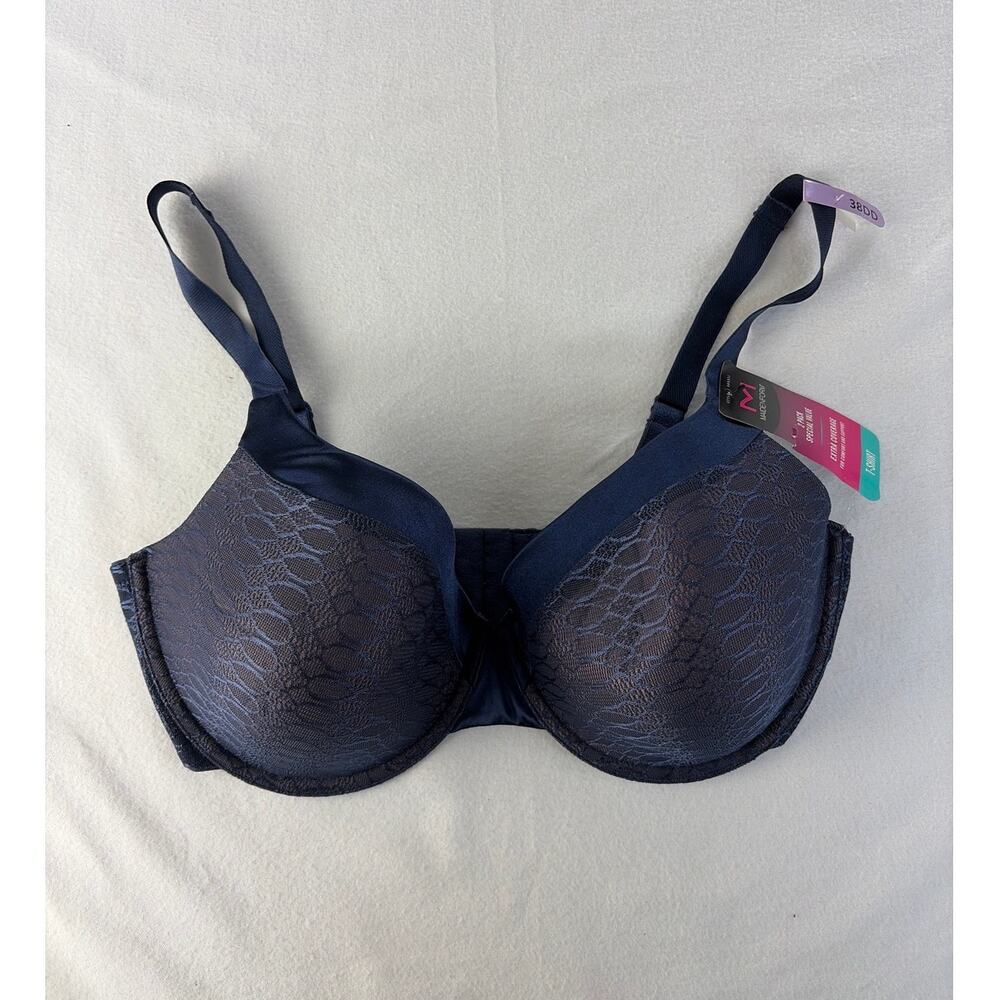 Maidenform Bra 38DD Blue T-Shirt Bra Underwire NWT